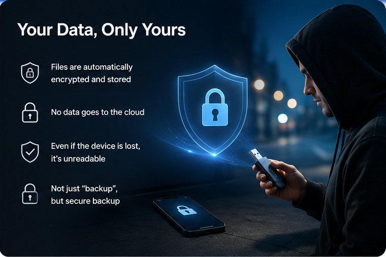 Your data, Only yours