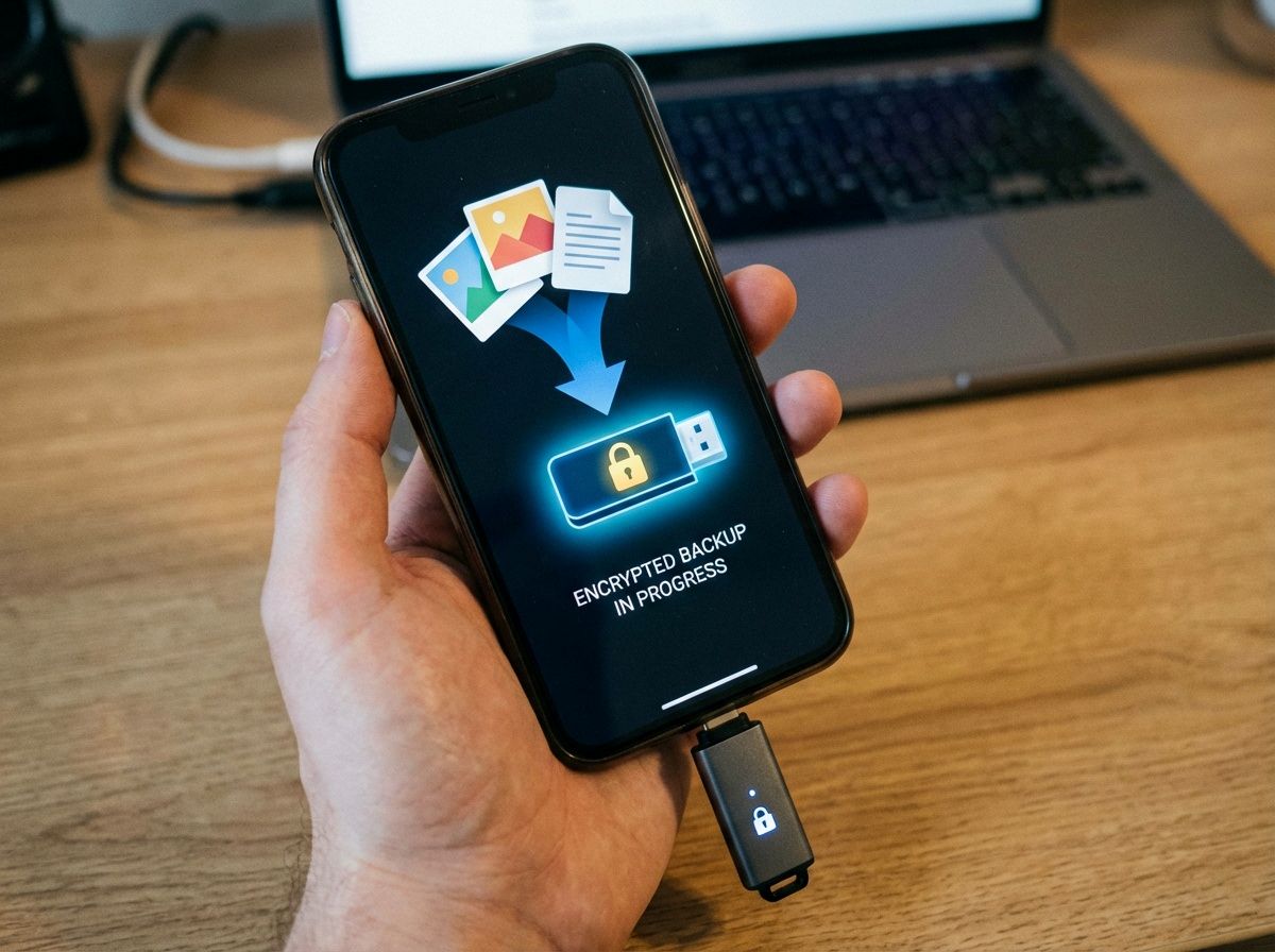 旅行照片自动加密备份到U盘 增量备份示意