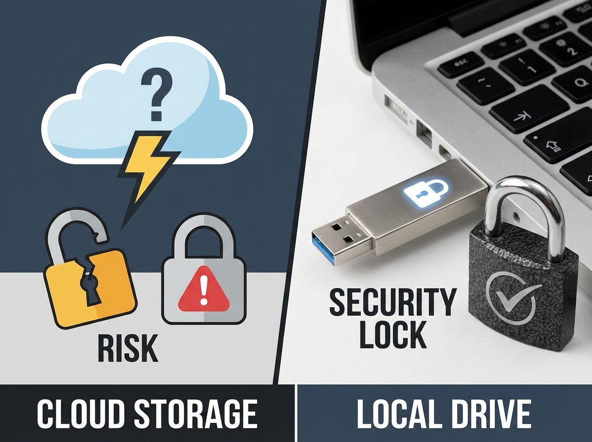 云备份与U盘加密对比 数据安全趋势
