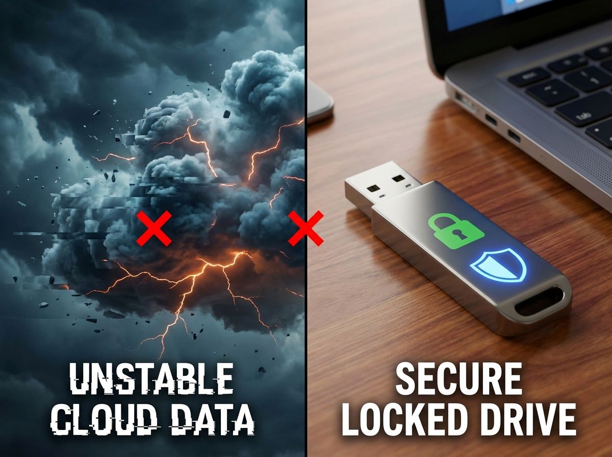 云备份与U盘加密对比 旅行数据安全方案对比