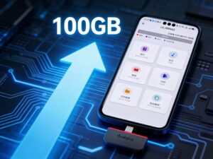 流光把手机数据备份到ThinkPlus固态硬盘