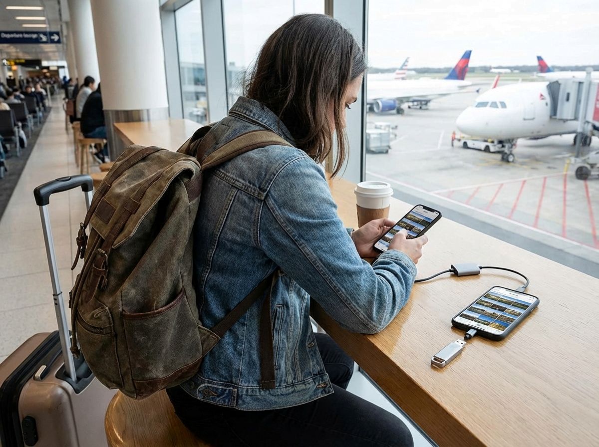 旅行中随时访问U盘数据 照片视频安全查看