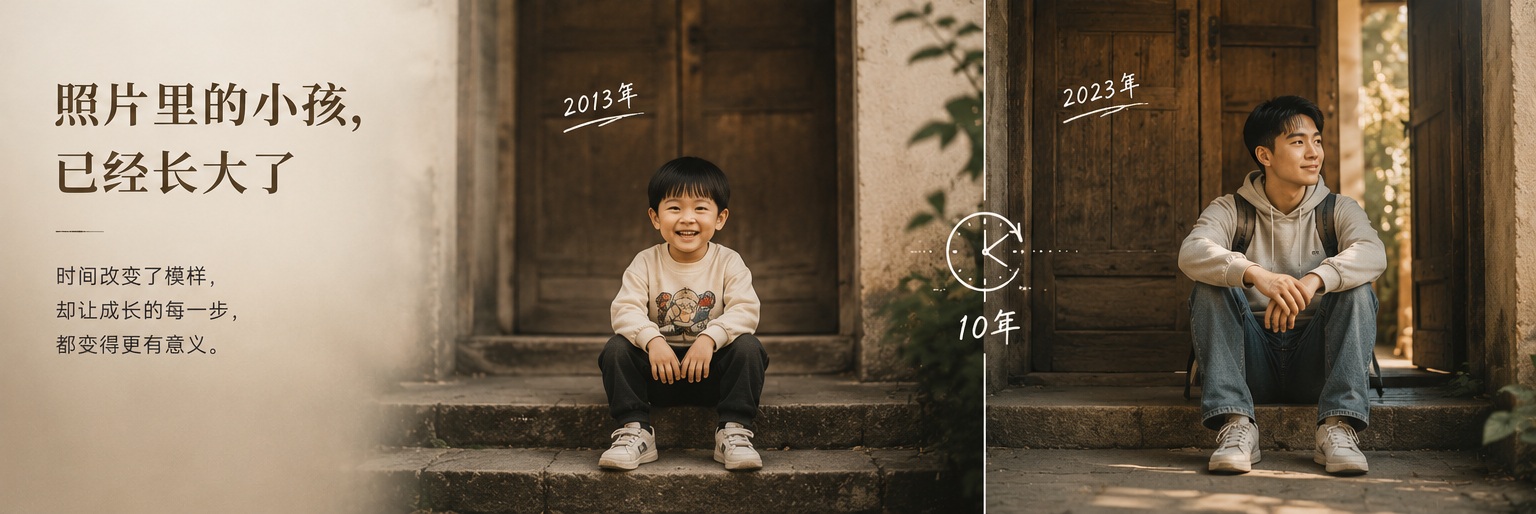时间改变了模样，确认成长的每一步都变得更有意义